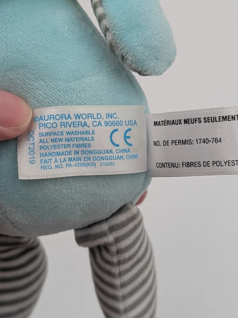 Aurora Ebba Baby Elephant Plush Stuffed Animal Very Soft Cuddly Cute Toy 8